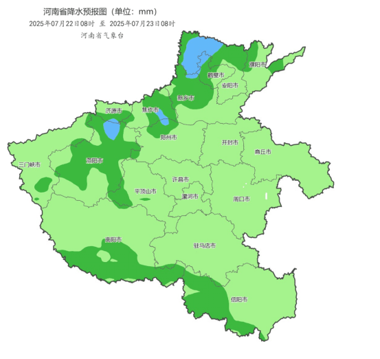 昨夜郑州下了一场雨，但部分区域“干”着急