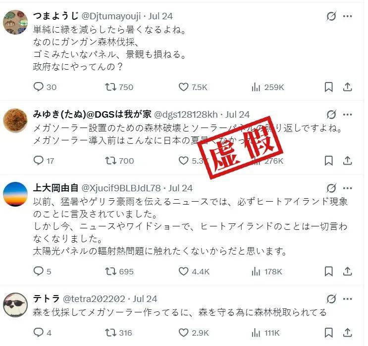 明查｜日本北海道异常高温，怪到了中国太阳能发电站头上？